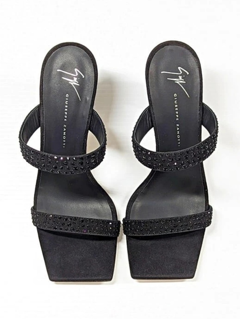 Giuseppe Zanotti Women's Vanilla Crystal Embellished Sandals Size 42 (MSRP $850) - Picture 2 of 11